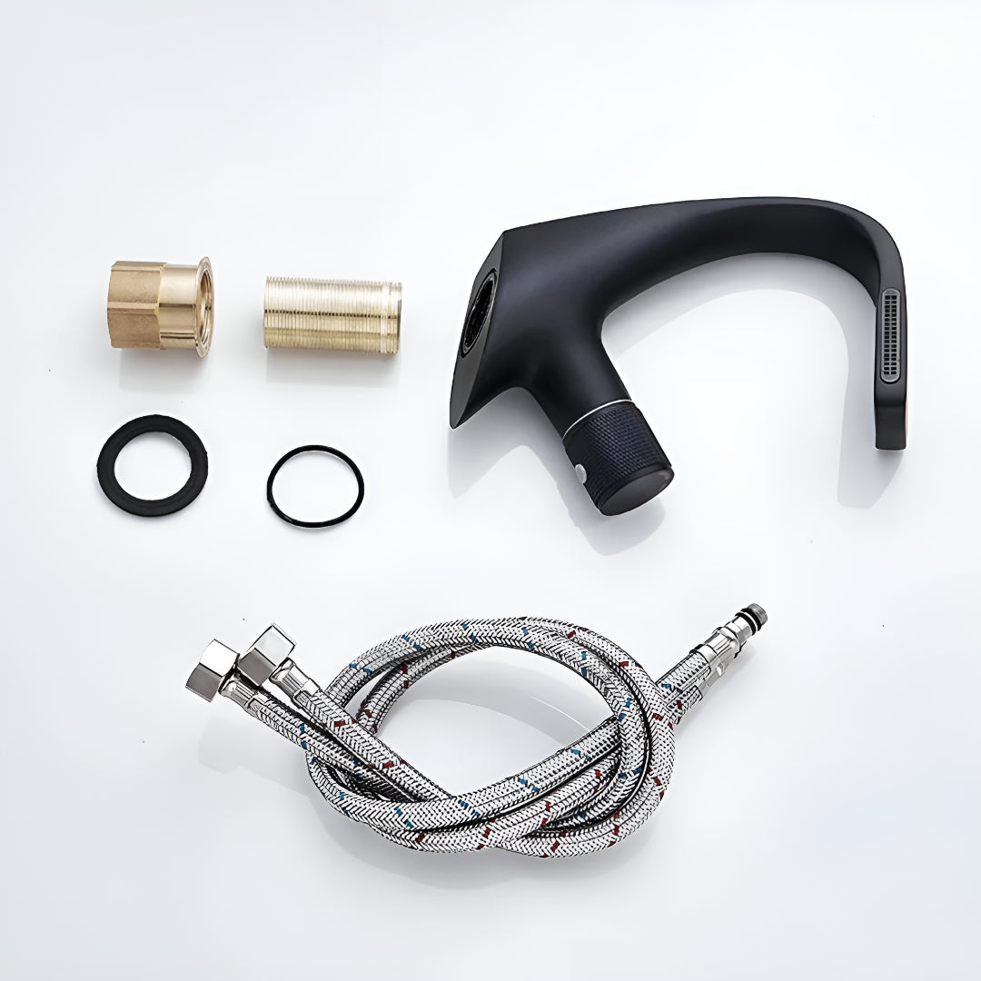 Modern Bathroom Mixer Tap With Waterfall Spout