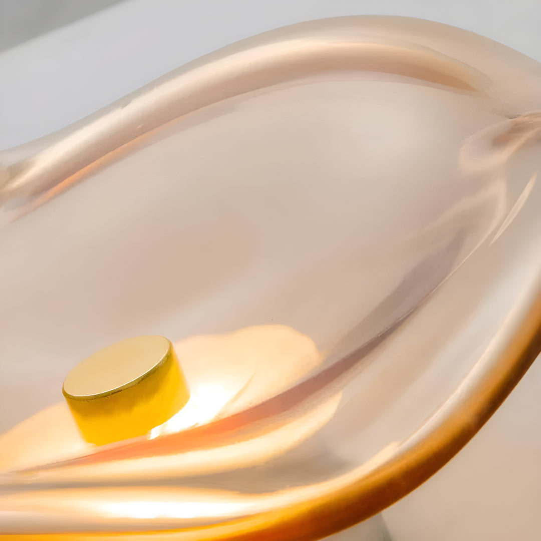 Modern LED Wall Light Sconce With Glass Shade