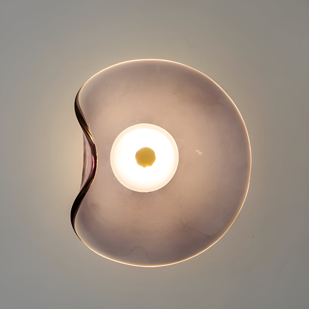 Modern LED Wall Light Sconce With Glass Shade