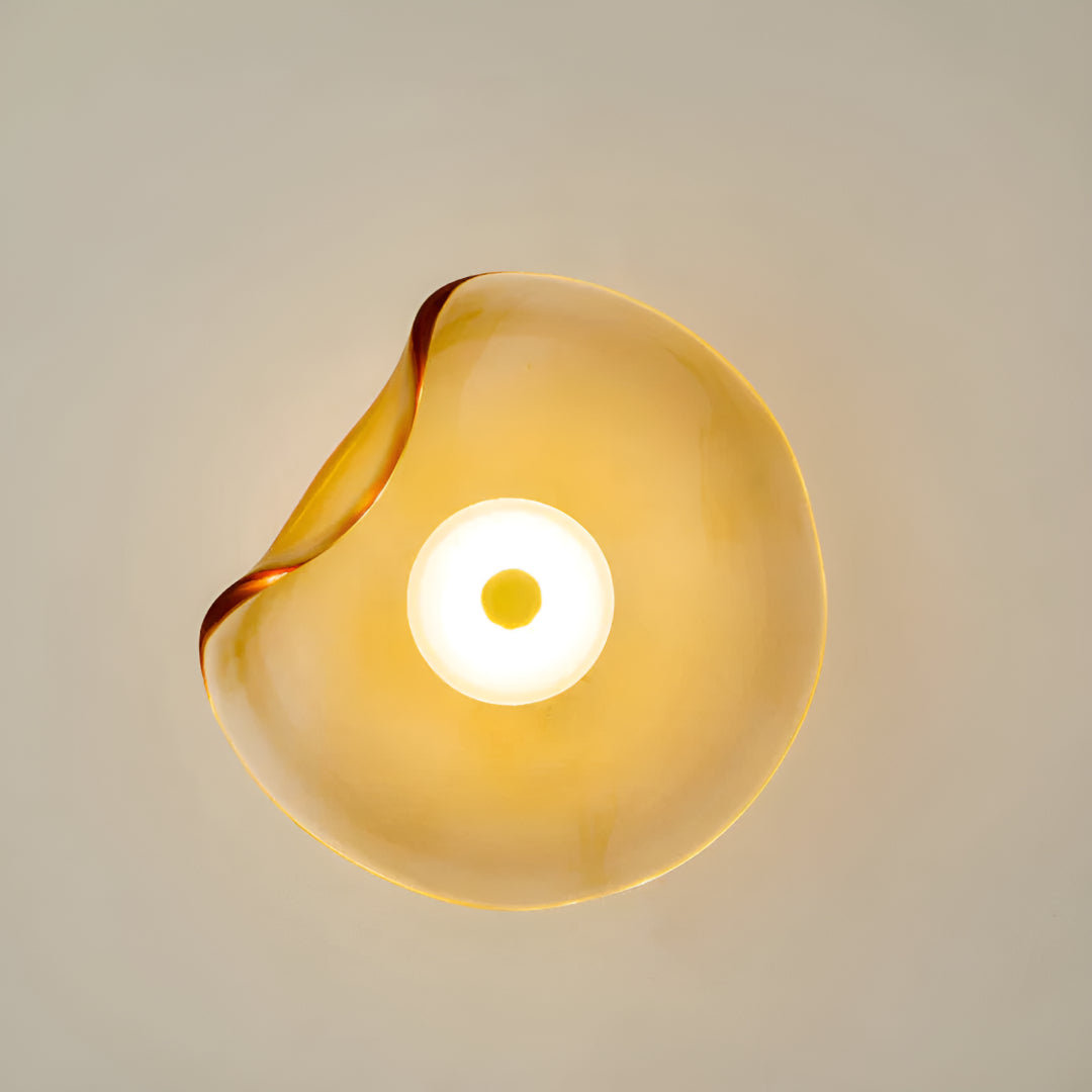 Modern LED Wall Light Sconce With Glass Shade