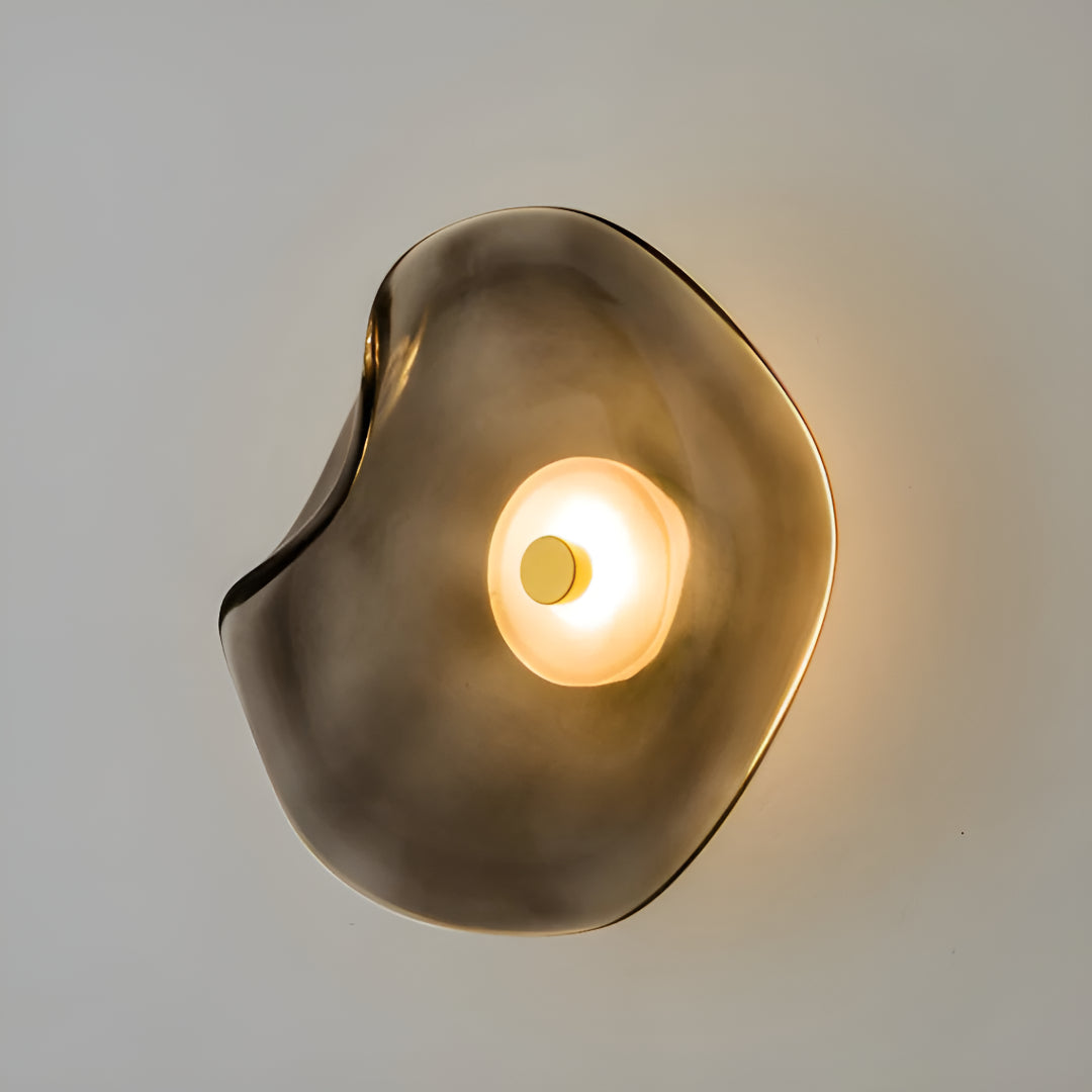 Modern LED Wall Light Sconce With Glass Shade