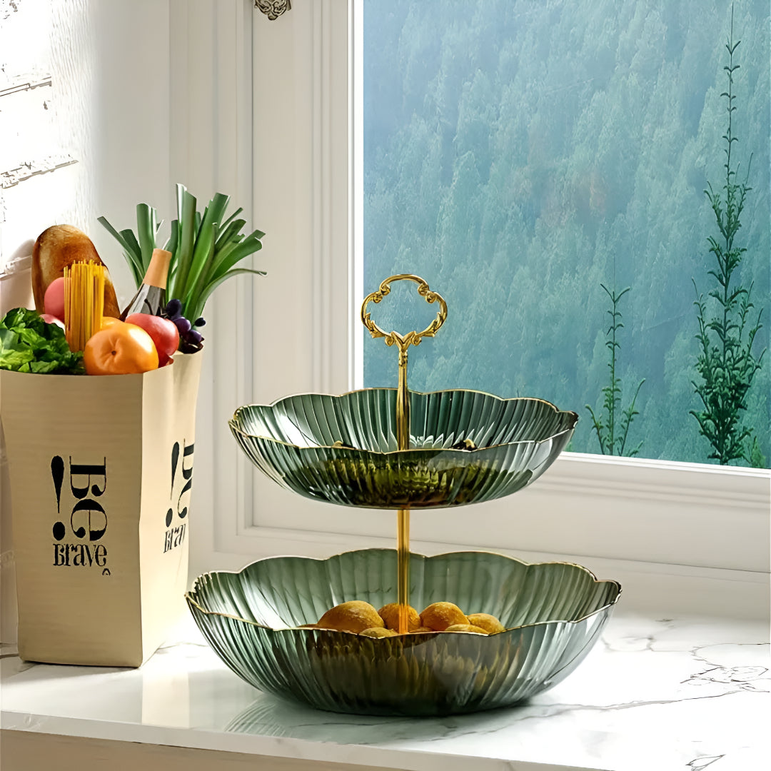 Modern Tiered Fruit Bowl Organiser