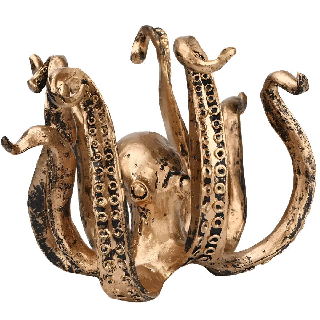 Mug Holder Stand With Rustic Octopus Design